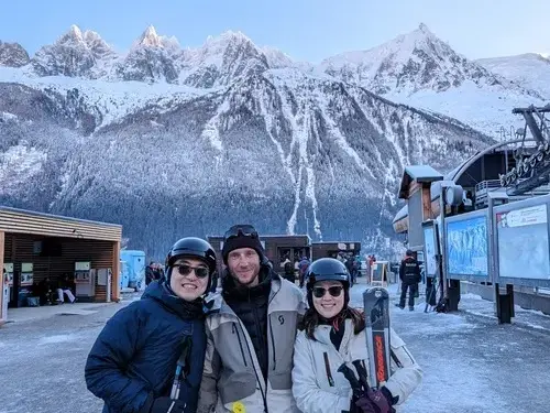At the base of the Planpraz gondola