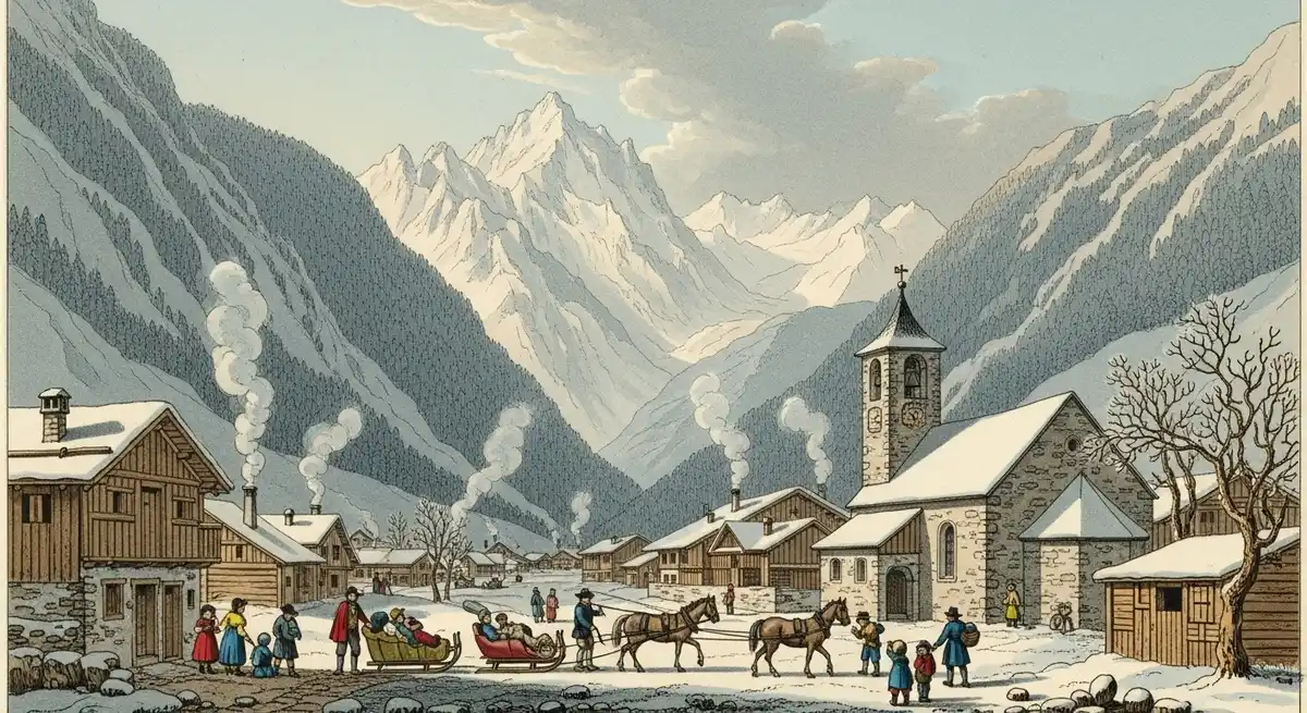 The First Tourists in Chamonix