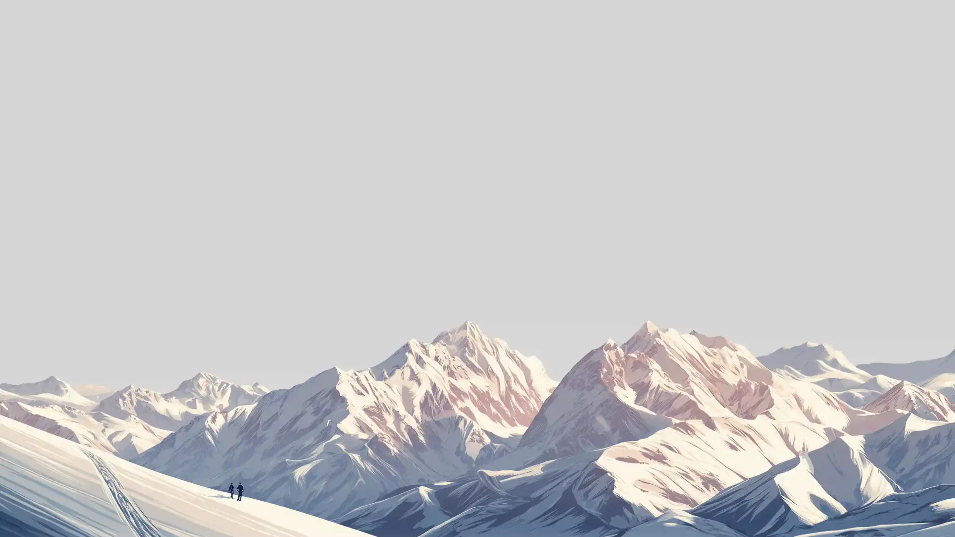 Spectacular alpine skiing slopes in Chamonix with carved ski tracks, professional ski instruction terrain for Skibex ski school
