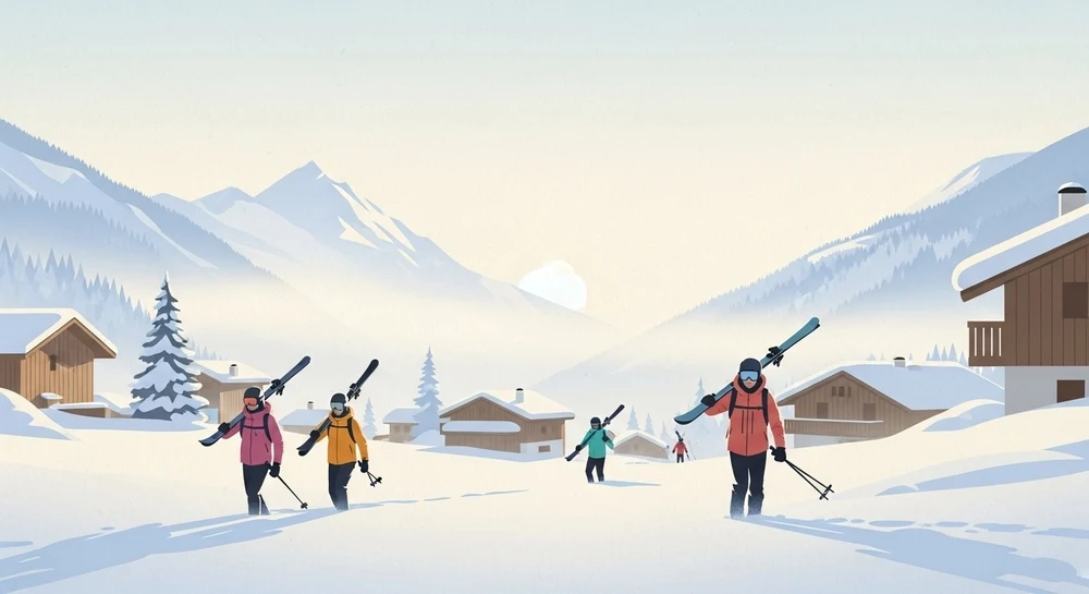How to Dress for Skiing Without Freezing or Melting