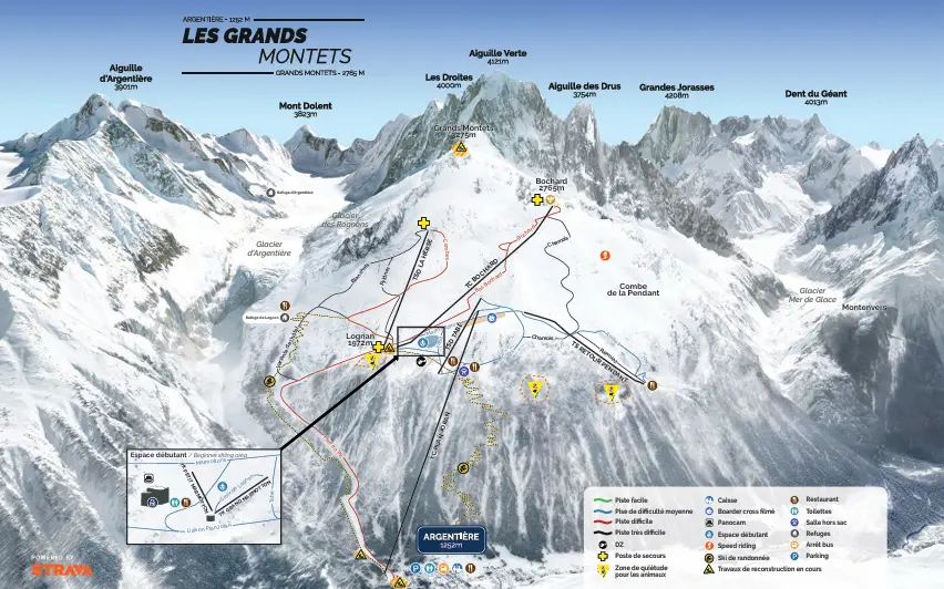Grands Montets map preview