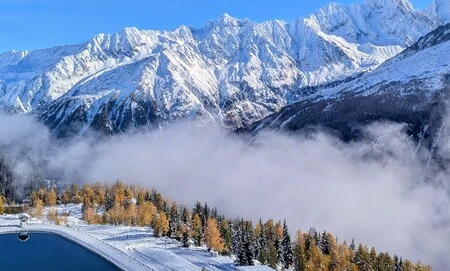 Early Season Skiing in Chamonix After the October Snowfall