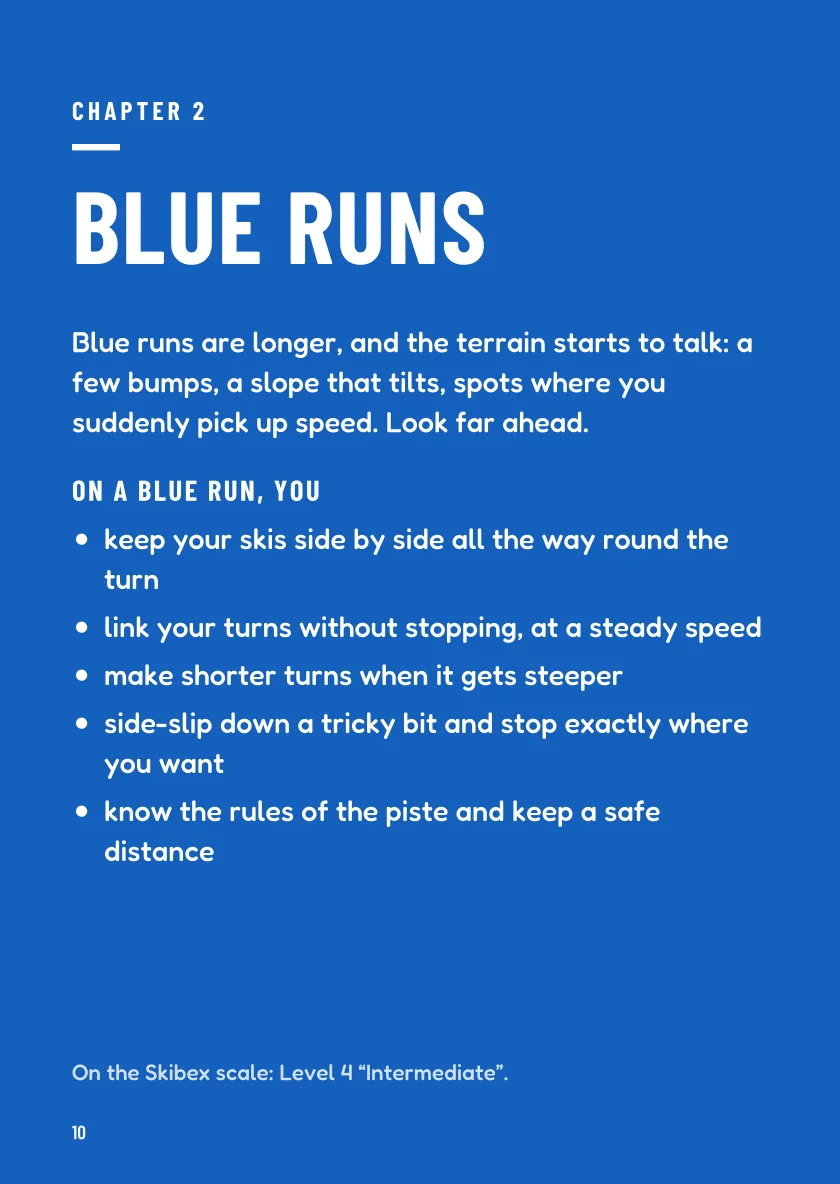 Blue runs